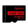 Apacer R100 64GB UHS-I Class 10 MicroSDXC Memory Card (AP64GMCSX10UB-RA)