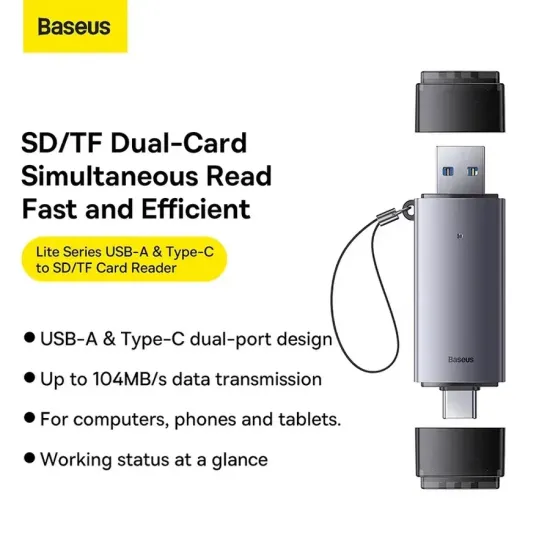 Baseus BH-OH069 TA/TC Dual Mode Card Reader