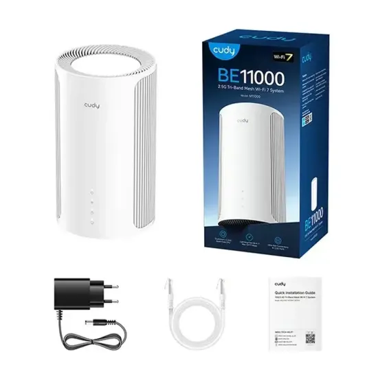 Cudy M11000 Wi-Fi 7 Whole Home Mesh WiFi System (1-Pack)