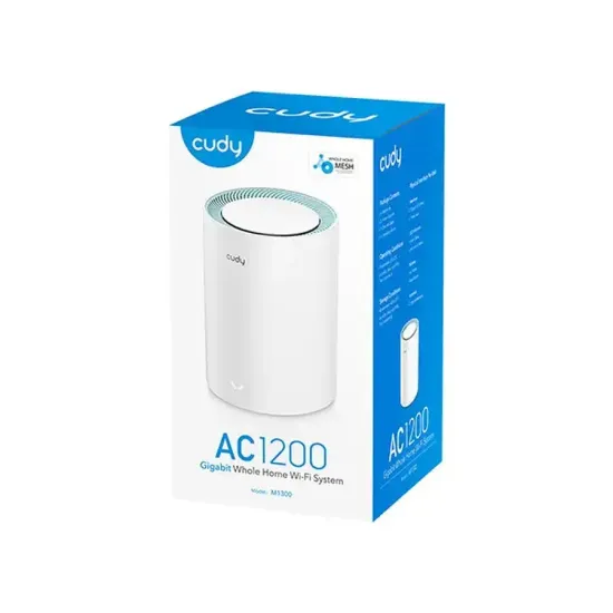 Cudy M1300 AC1200 Whole Home Mesh WiFi System (1-Pack)