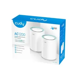 Cudy M1300 AC1200 Whole Home Mesh WiFi System (2-Pack)