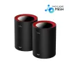 Cudy M3000 Wi-Fi 6 Mesh WiFi System (2-Pack, Black)