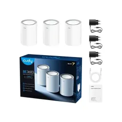 Cudy M3600 Wi-Fi 7 Whole Home Mesh WiFi System (3-Pack)