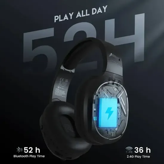 EKSA E5 BT 2.4 GHz Wireless Gaming Headset