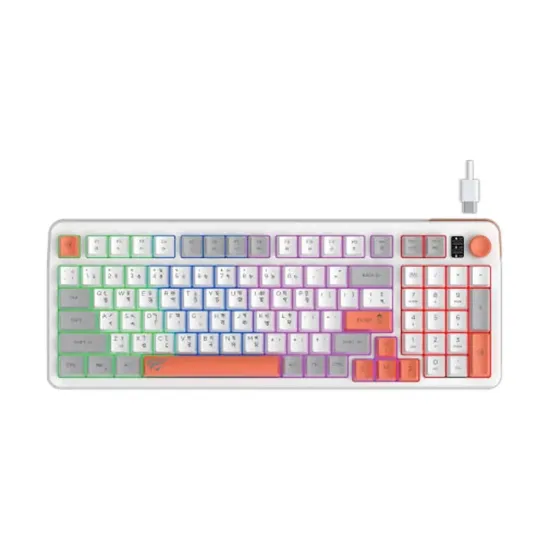 Havit KB895L Multi Function Rainbow Backlit Keyboard