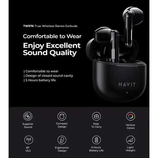 Havit TW976 True Wireless Earbuds