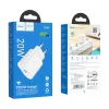 Hoco C94A 20W Charging Adapter With Type C to IP Cable