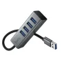 Hoco HB1B USB Type-A to 4 Port USB 3.0 Aluminum Alloy Hub