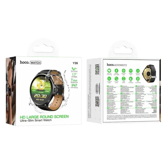 Hoco Y39 Bluetooth Calling Smart Watch