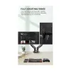 Micropack DM-02 17-27 inch Monitor Dual Arm Desk Mount Stand