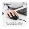 Micropack M105 Silent Black Wired Optical Mouse