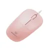 Micropack M105 Silent Pink Wired Optical Mouse