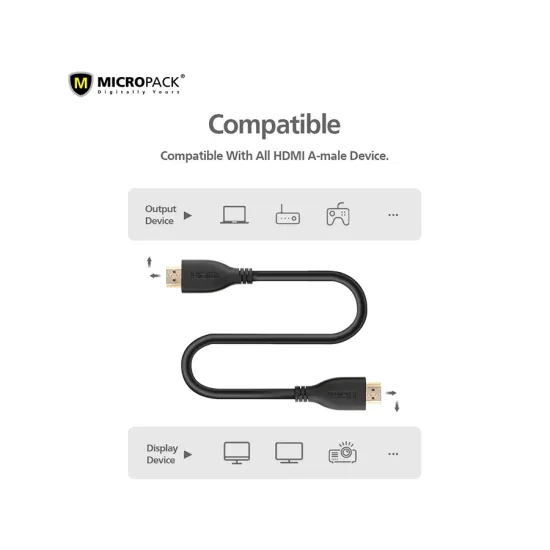 Micropack MC-218H 1.8M 4K HDMI Cable
