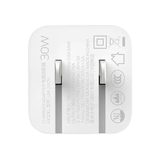Momax UM26CN 30W USB-C GaN Fast Charger