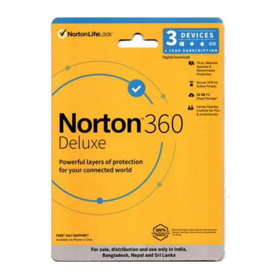 Norton 360 Deluxe 3 Device 1 Year