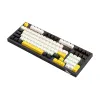 PC Power K98 RGB Hot Swappable Mechanical Keyboard (Keycap Black & White + Yellow)