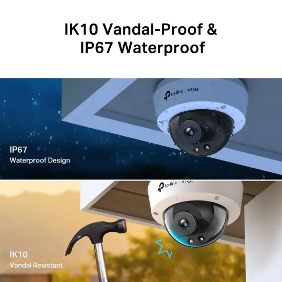 TP-Link VIGI C250 2.8MM 5MP Full Color Dome Network Camera